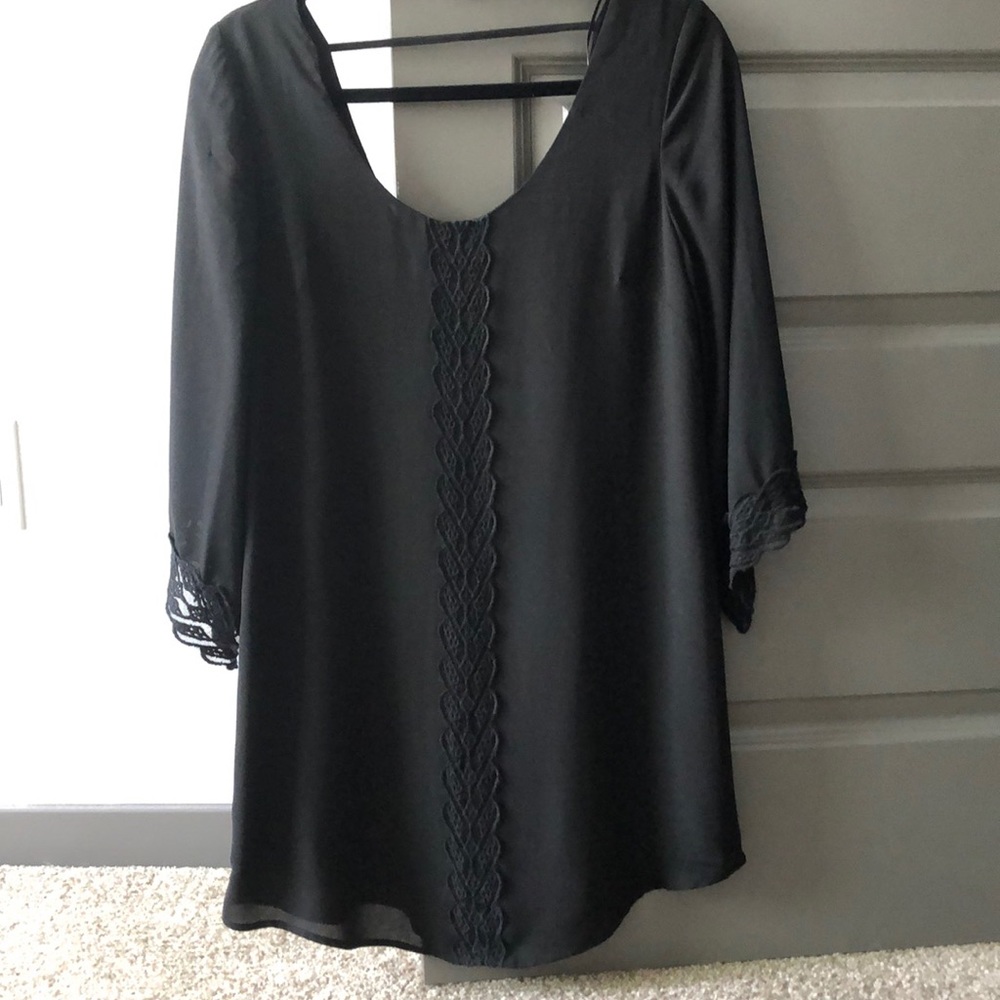 Black dress.